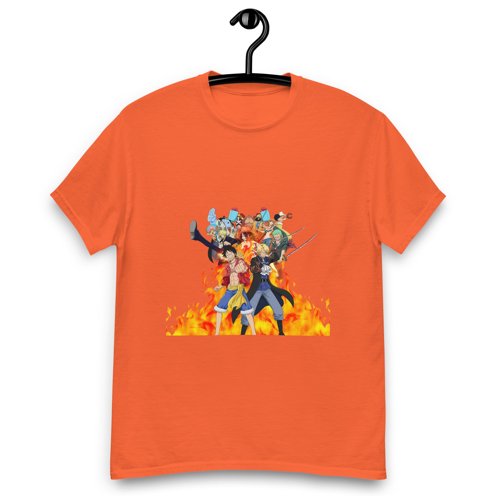 One Piece tees Monkey D. Luffy, Nami, Roronoa Zoro, Shanksn Anime Graphic Tshirt