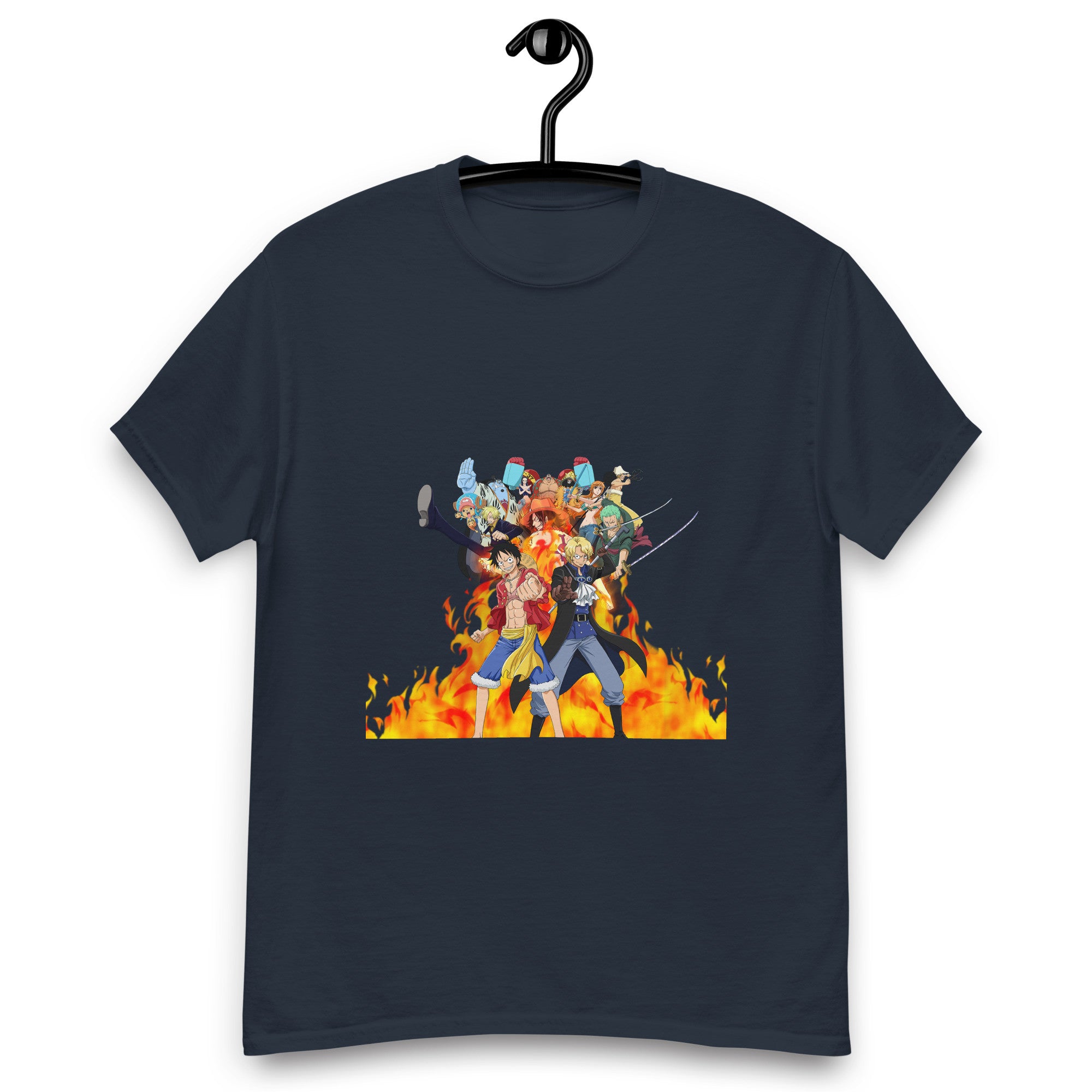 One Piece tees Monkey D. Luffy, Nami, Roronoa Zoro, Shanksn Anime Graphic Tshirt