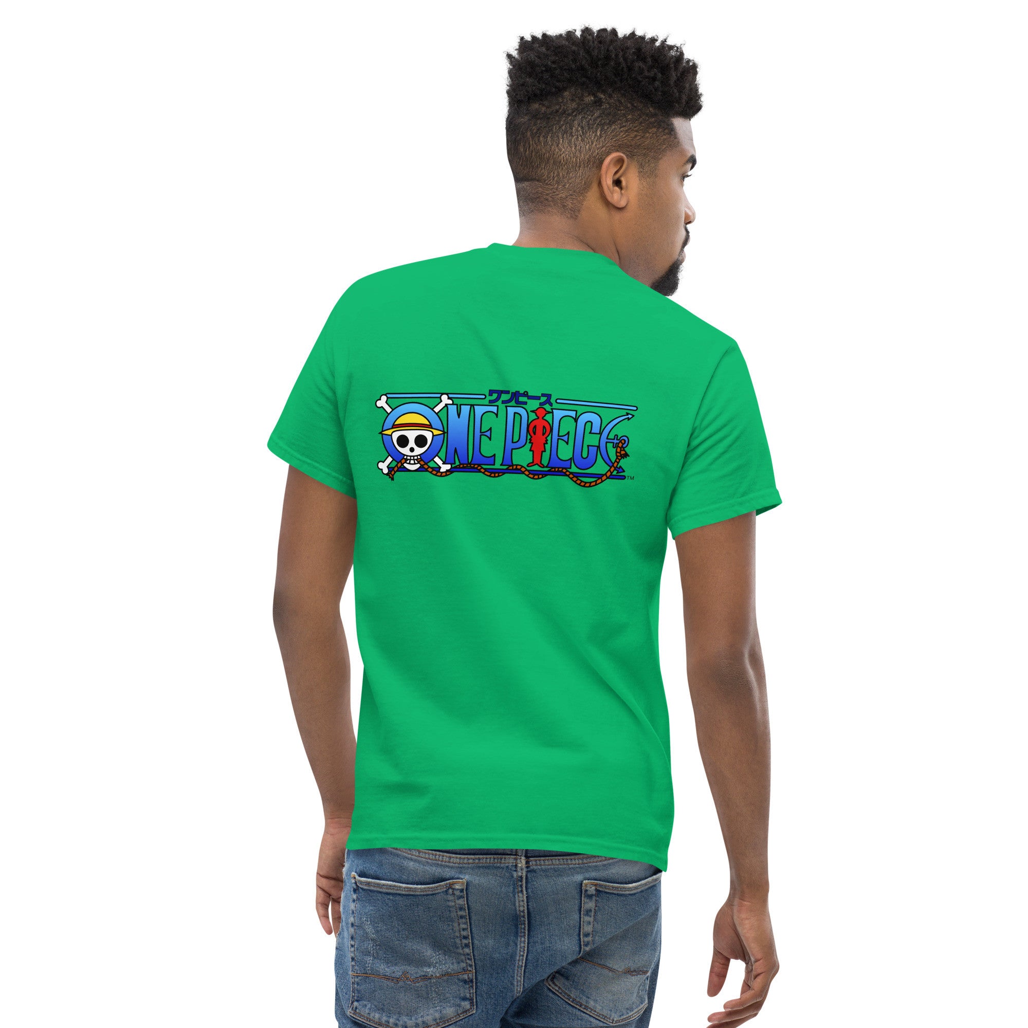One Piece tees Monkey D. Luffy, Nami, Roronoa Zoro, Shanksn Anime Graphic Tshirt
