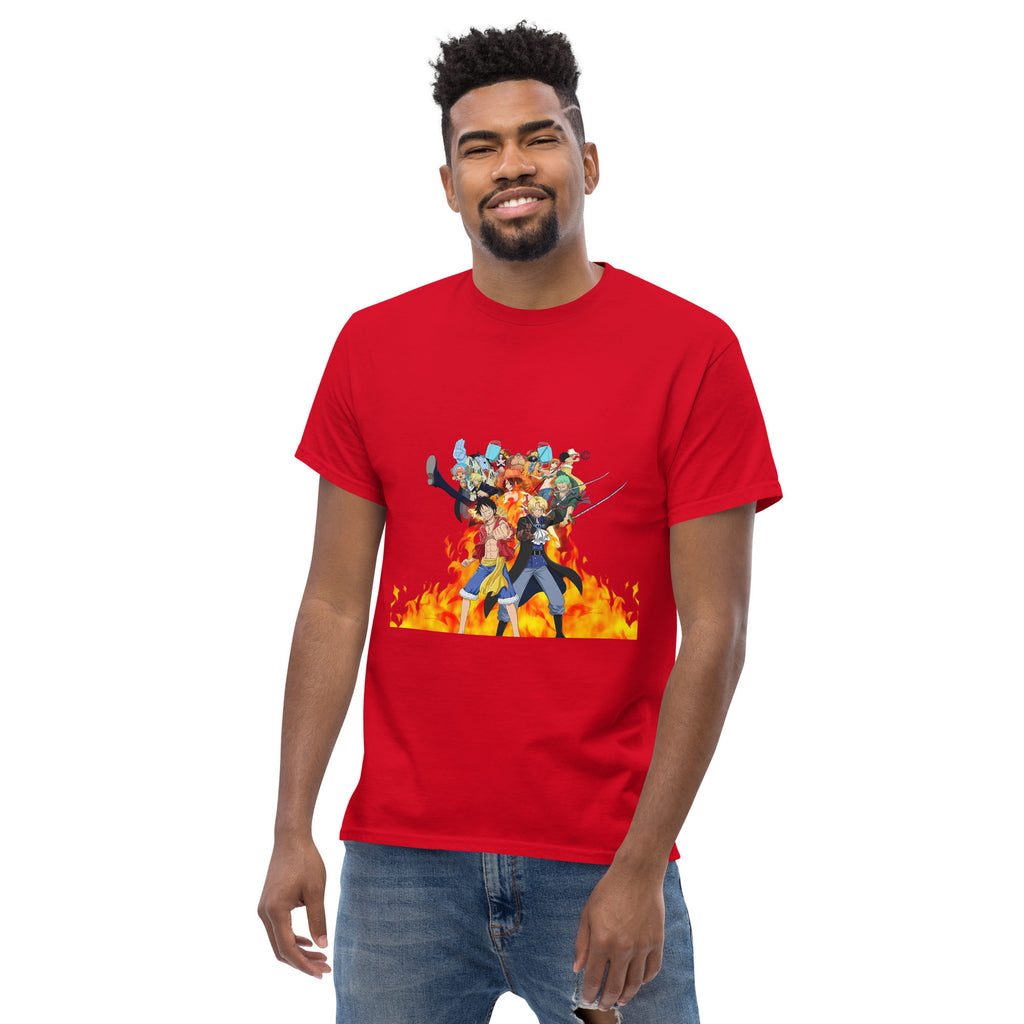 One Piece tees Monkey D. Luffy, Nami, Roronoa Zoro, Shanksn Anime Graphic Tshirt