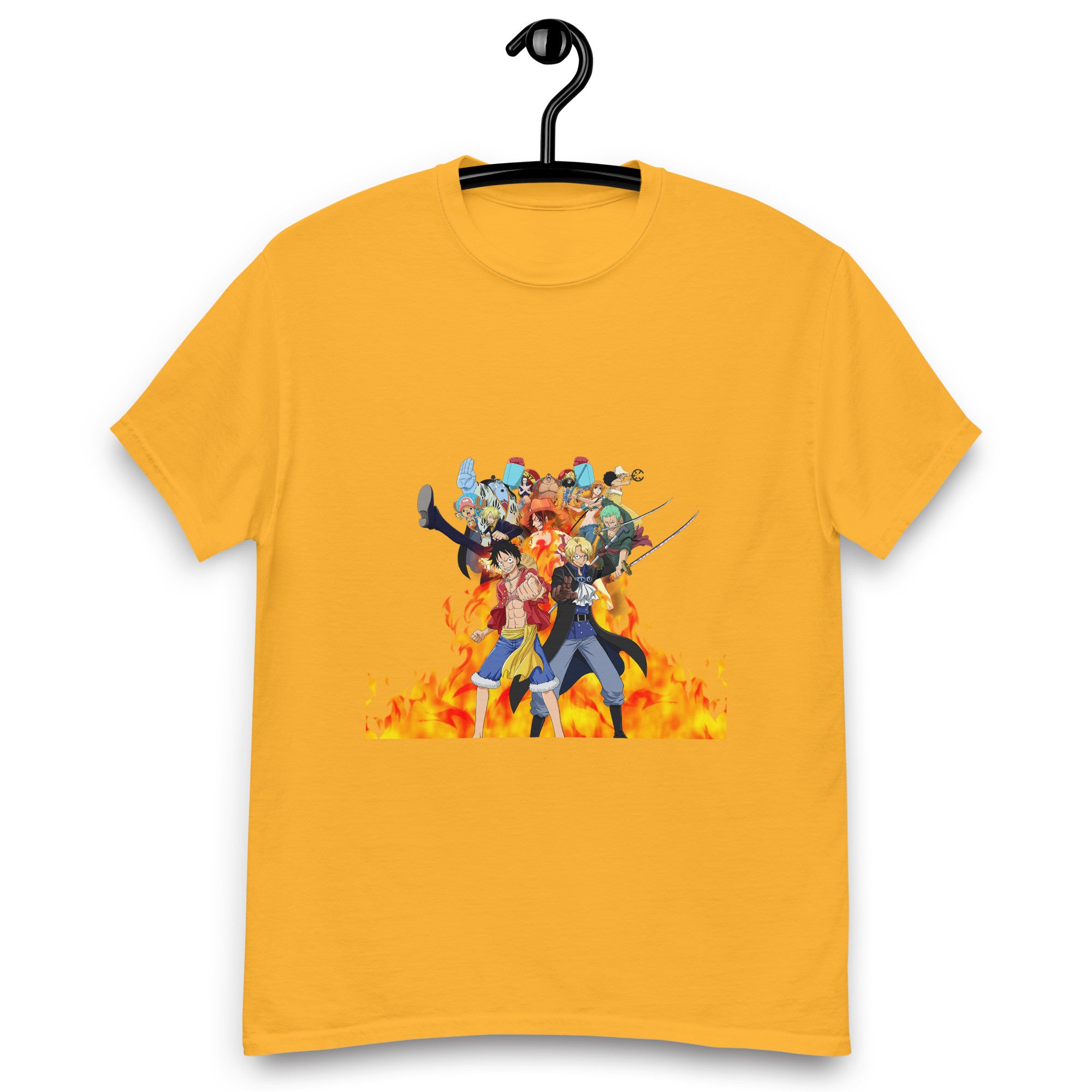 One Piece tees Monkey D. Luffy, Nami, Roronoa Zoro, Shanksn Anime Graphic Tshirt