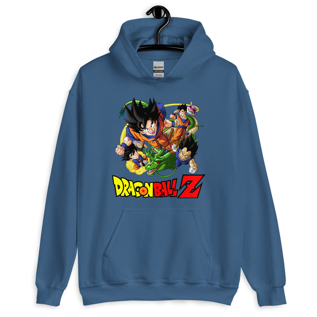 Dragon Ball Z Unisex Hoodie Goku, Vegeta, Gohan, Goten Graphic Anime Hoodie