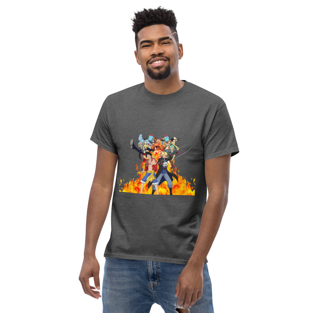 One Piece tees Monkey D. Luffy, Nami, Roronoa Zoro, Shanksn Anime Graphic Tshirt