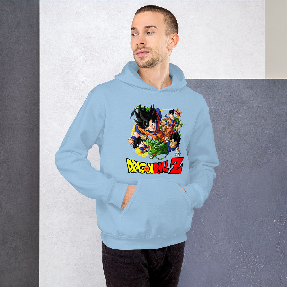 Dragon Ball Z Unisex Hoodie Goku, Vegeta, Gohan, Goten Graphic Anime Hoodie