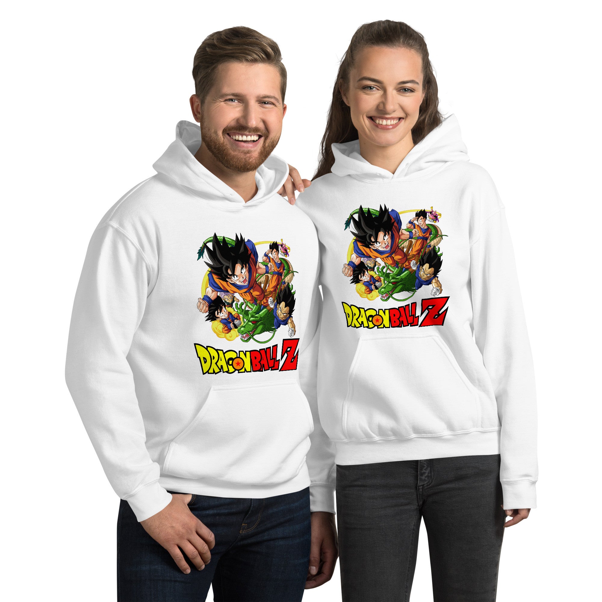 Dragon Ball Z Unisex Hoodie Goku, Vegeta, Gohan, Goten Graphic Anime Hoodie