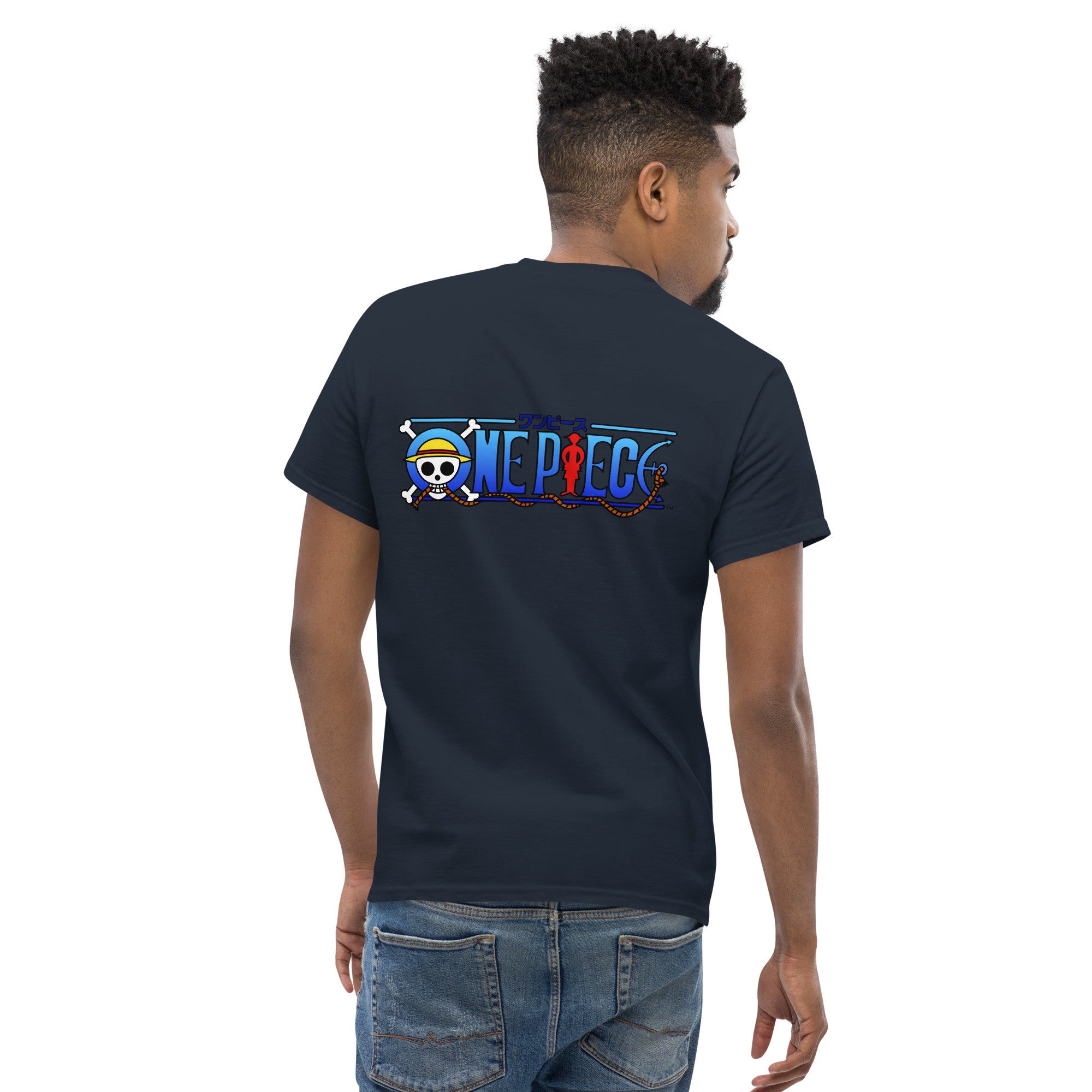 One Piece tees Monkey D. Luffy, Nami, Roronoa Zoro, Shanksn Anime Graphic Tshirt
