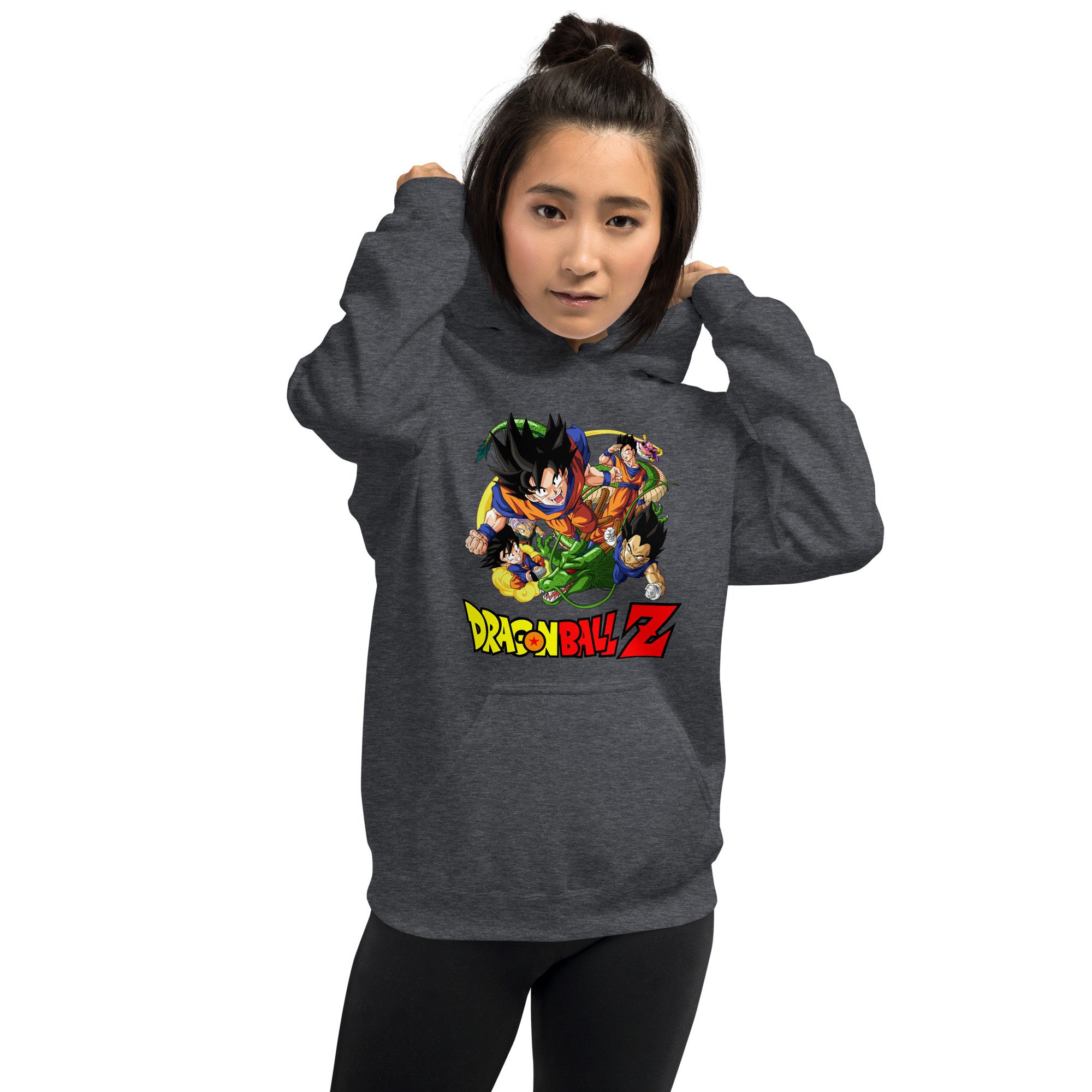 Dragon Ball Z Unisex Hoodie Goku, Vegeta, Gohan, Goten Graphic Anime Hoodie