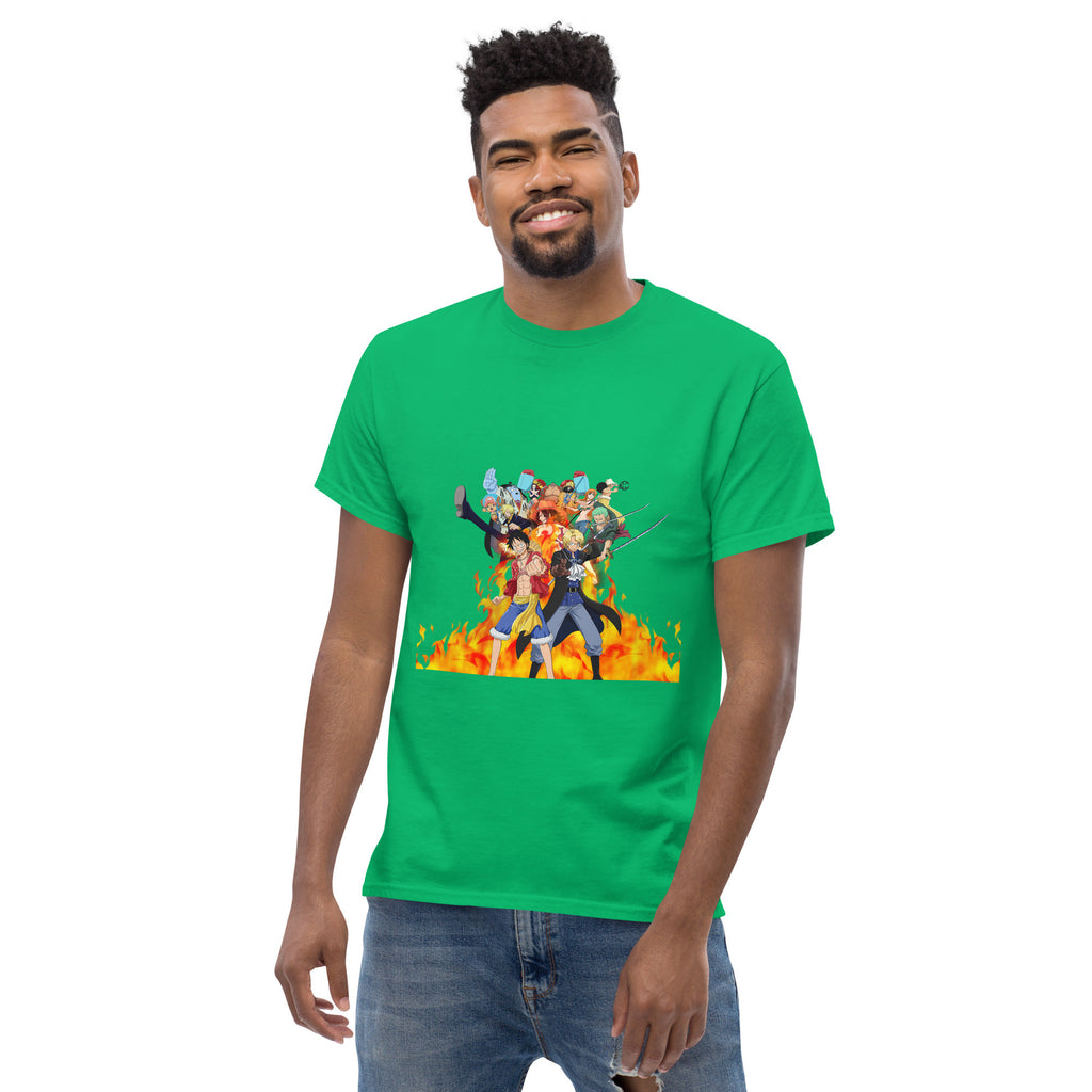 One Piece tees Monkey D. Luffy, Nami, Roronoa Zoro, Shanksn Anime Graphic Tshirt