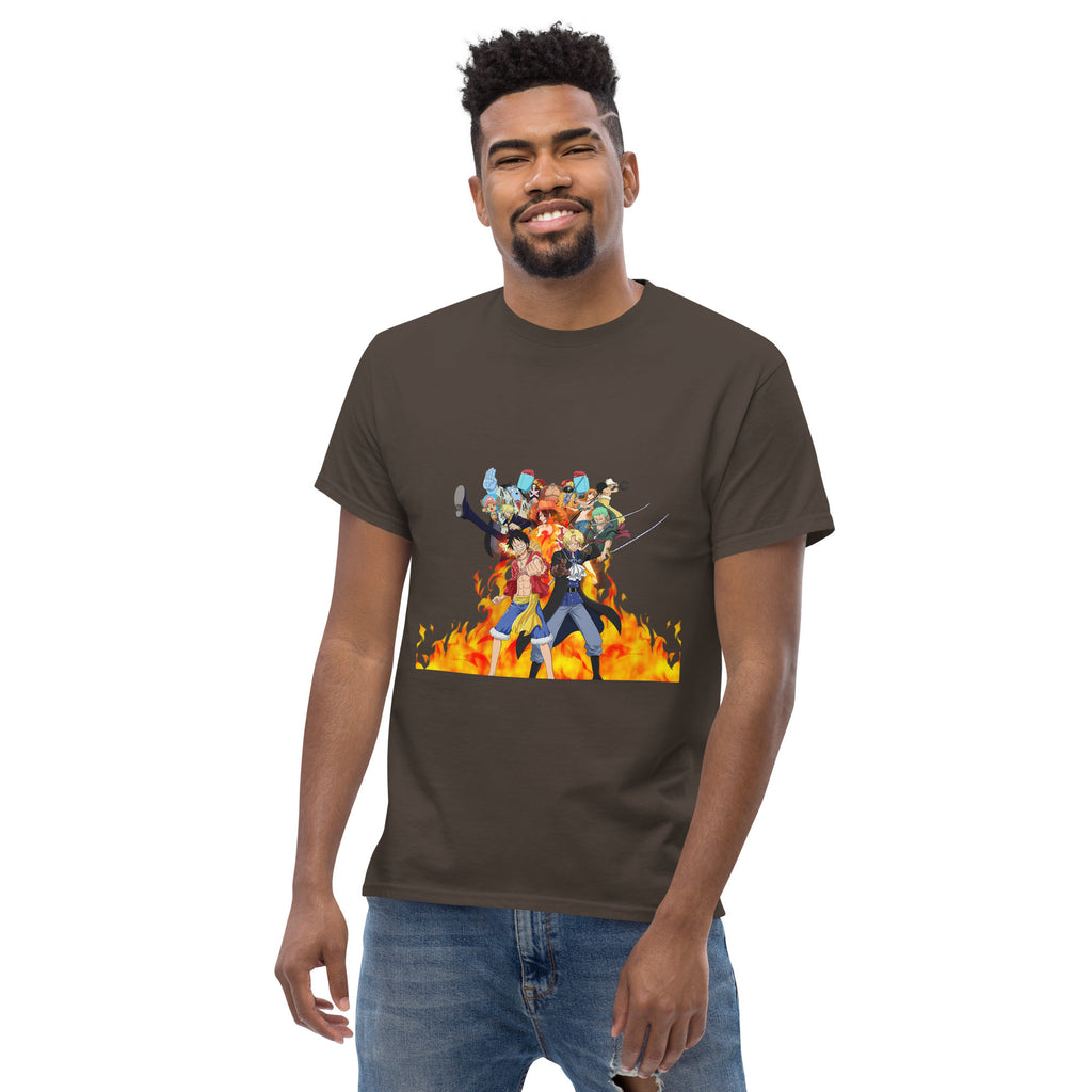 One Piece tees Monkey D. Luffy, Nami, Roronoa Zoro, Shanksn Anime Graphic Tshirt