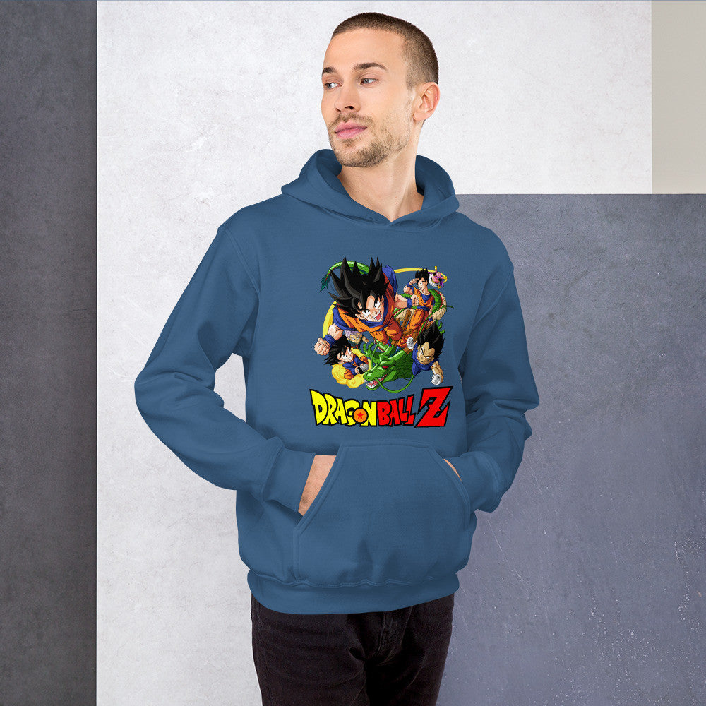 Dragon Ball Z Unisex Hoodie Goku, Vegeta, Gohan, Goten Graphic Anime Hoodie