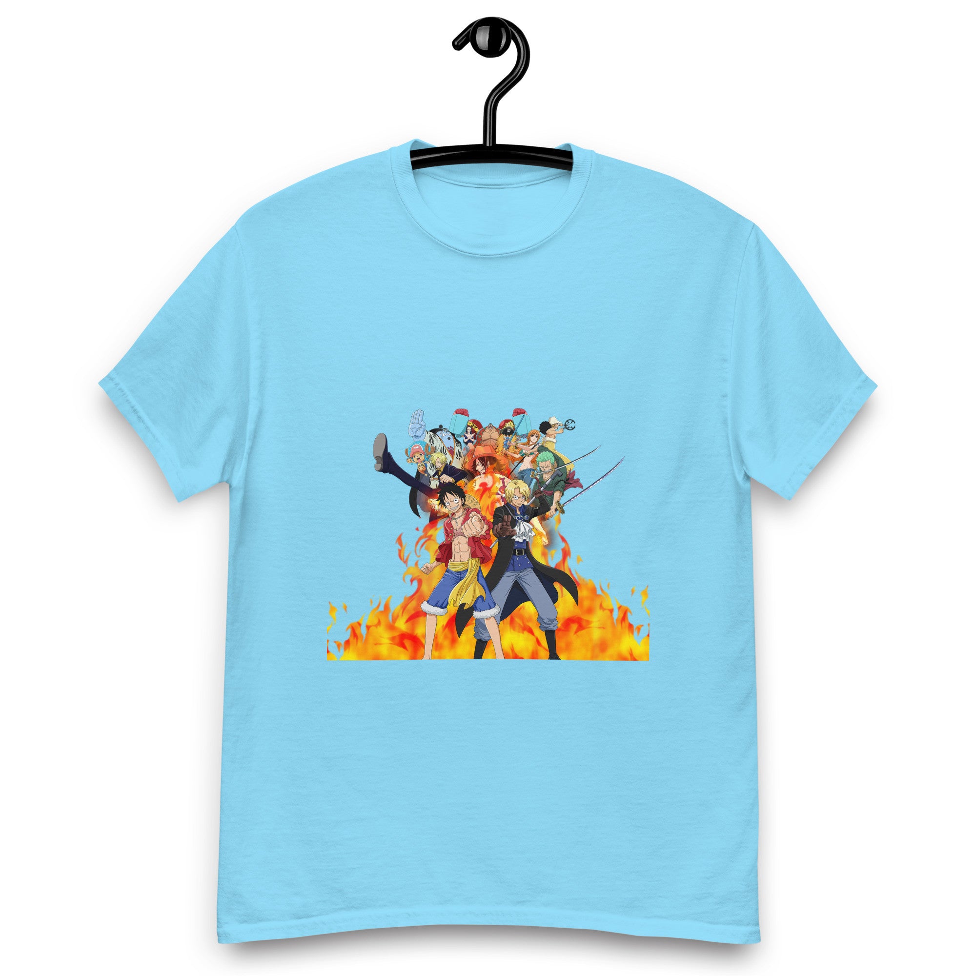 One Piece tees Monkey D. Luffy, Nami, Roronoa Zoro, Shanksn Anime Graphic Tshirt