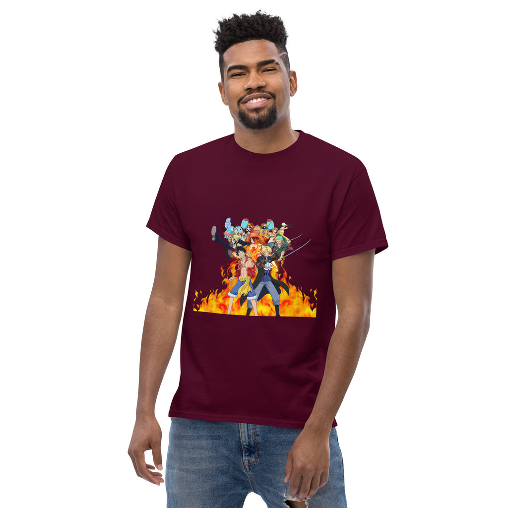 One Piece tees Monkey D. Luffy, Nami, Roronoa Zoro, Shanksn Anime Graphic Tshirt