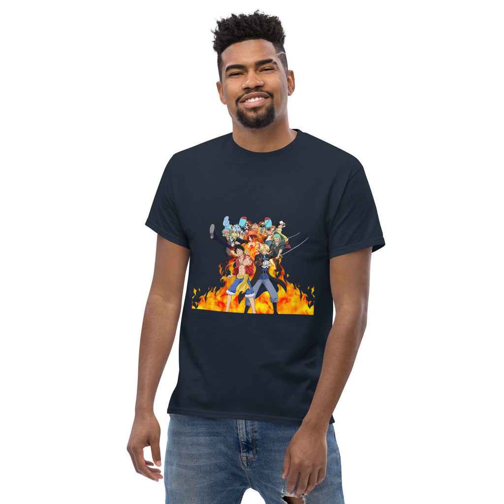 One Piece tees Monkey D. Luffy, Nami, Roronoa Zoro, Shanksn Anime Graphic Tshirt