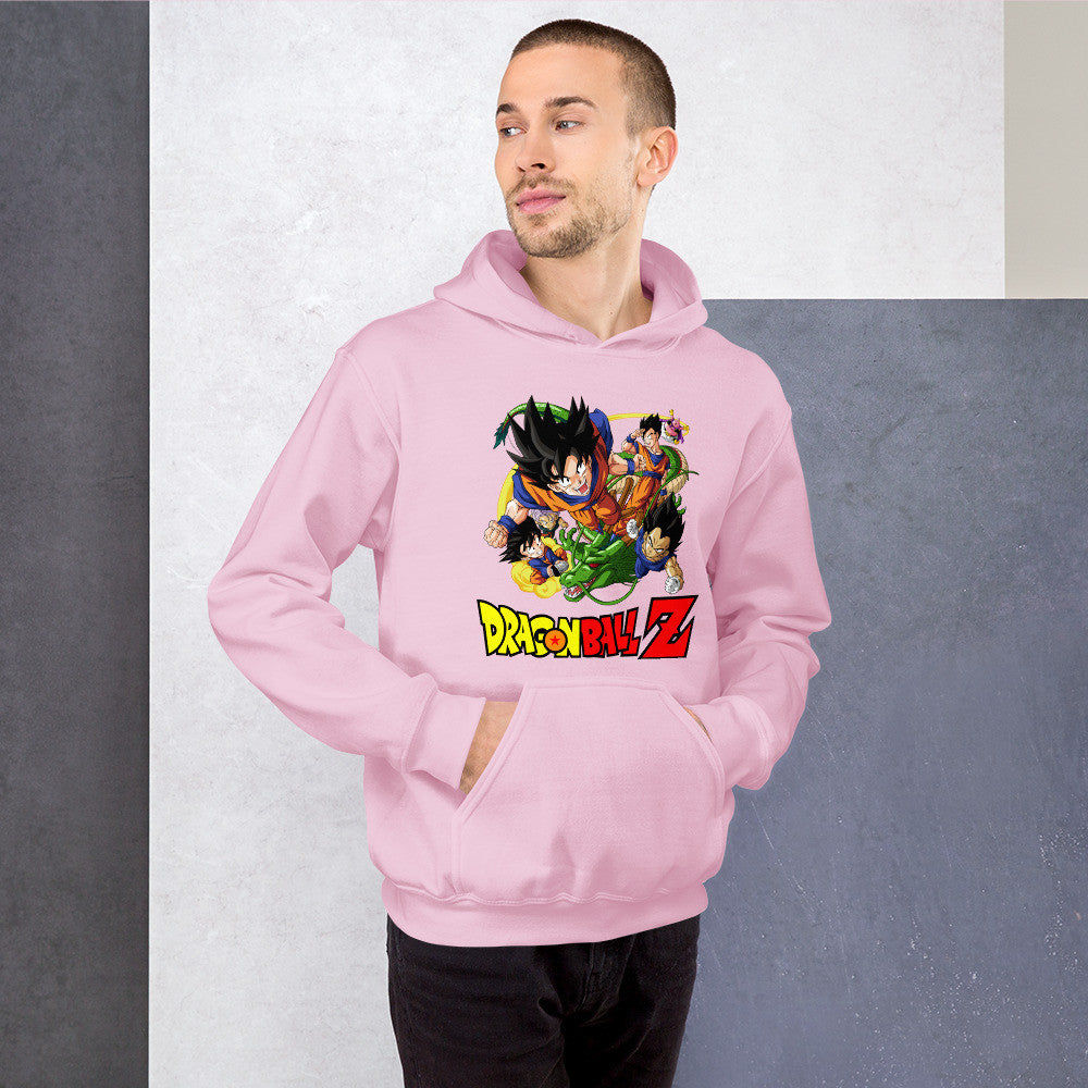 Dragon Ball Z Unisex Hoodie Goku, Vegeta, Gohan, Goten Graphic Anime Hoodie