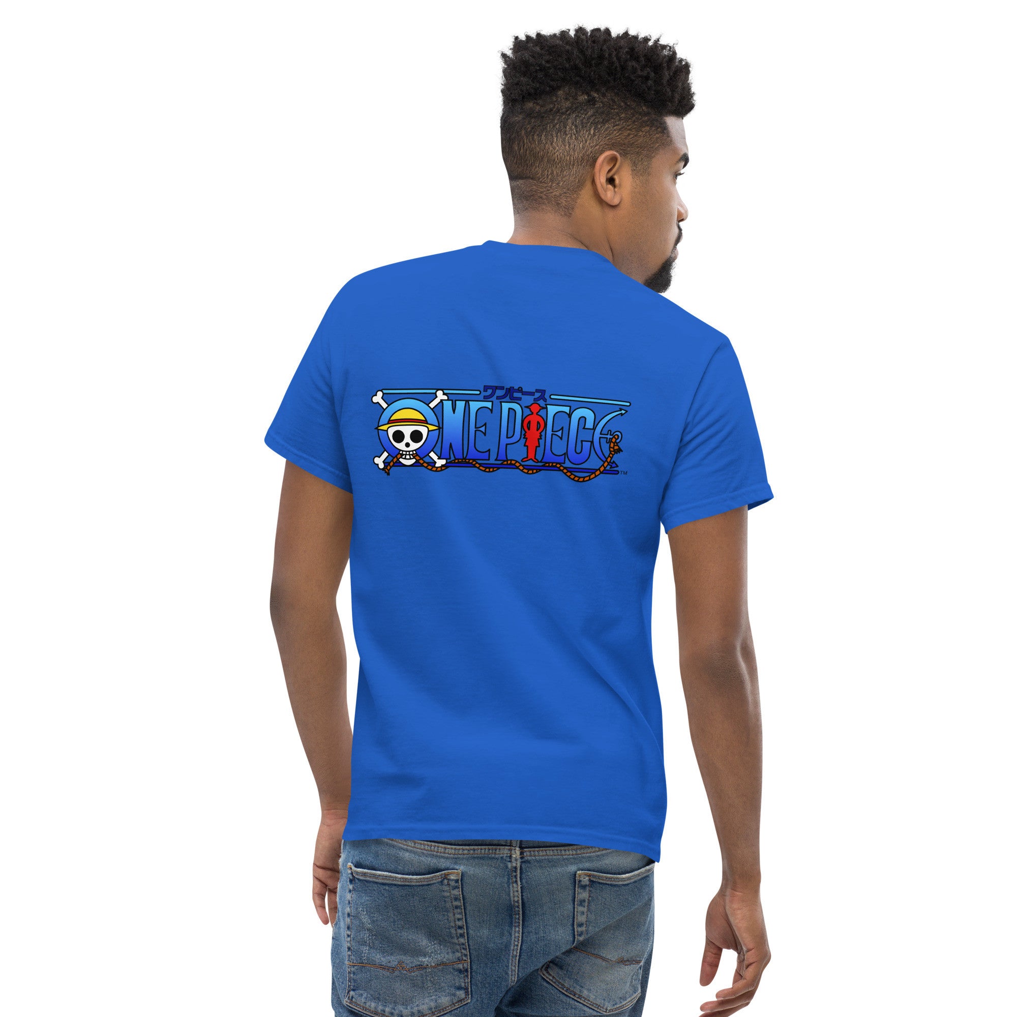 One Piece tees Monkey D. Luffy, Nami, Roronoa Zoro, Shanksn Anime Graphic Tshirt