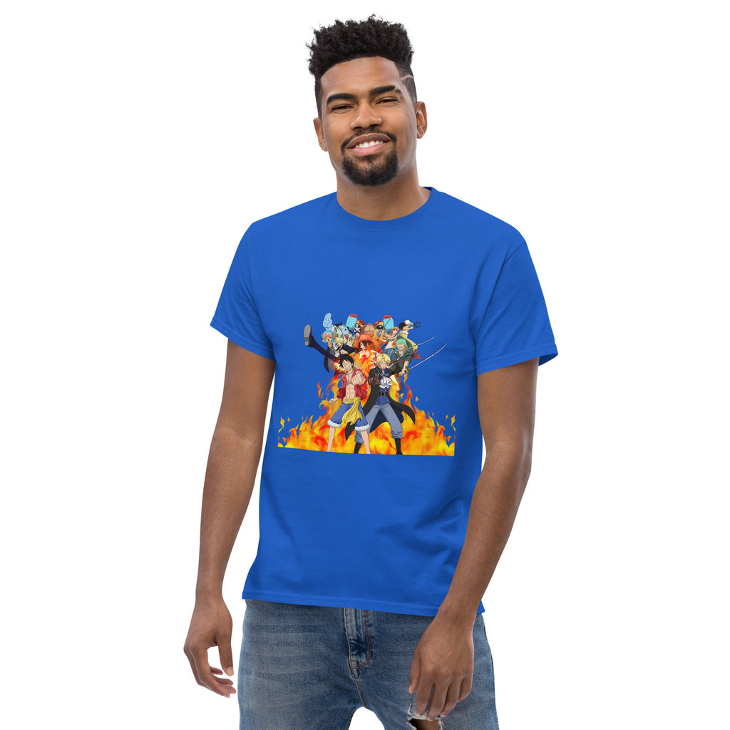 One Piece tees Monkey D. Luffy, Nami, Roronoa Zoro, Shanksn Anime Graphic Tshirt