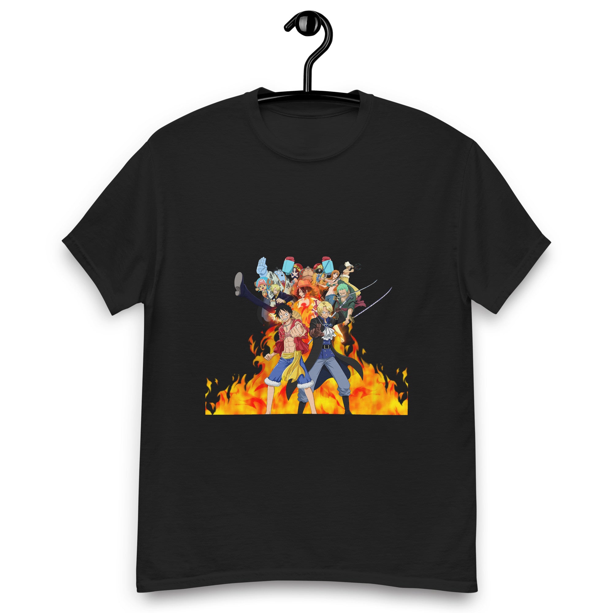 One Piece tees Monkey D. Luffy, Nami, Roronoa Zoro, Shanksn Anime Graphic Tshirt