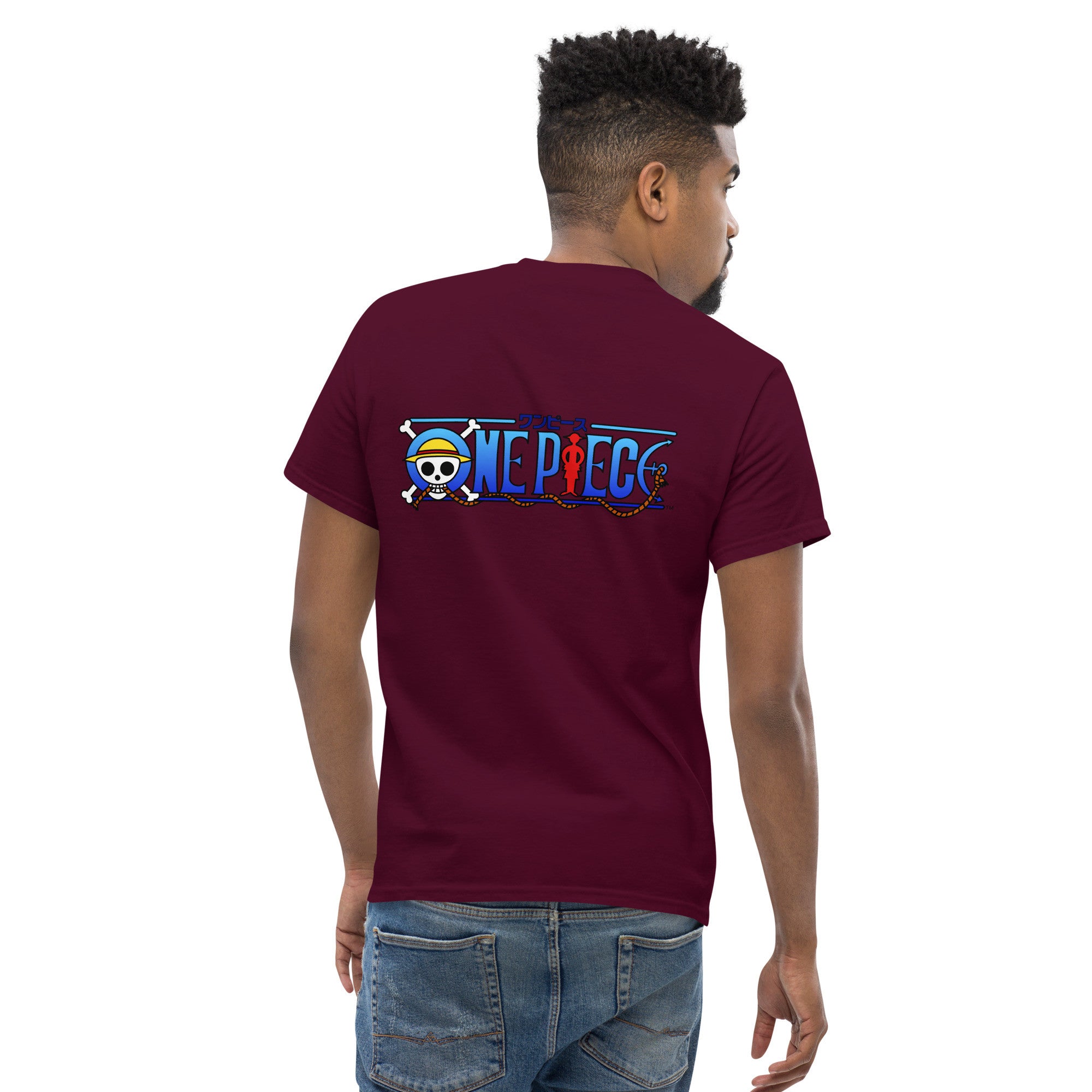 One Piece tees Monkey D. Luffy, Nami, Roronoa Zoro, Shanksn Anime Graphic Tshirt